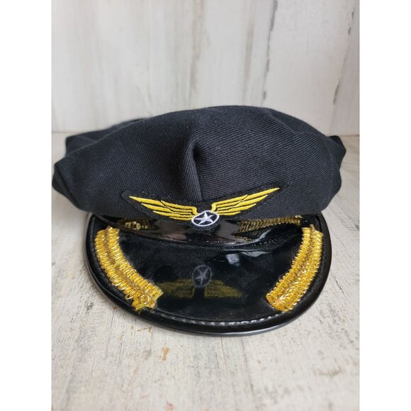 Halloween costume airplane pilots hat accessory prop decor - Picture 1 of 7